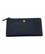 TORY BURCHトリーバーチ）の古着「二つ折り長財布」｜ネイビー