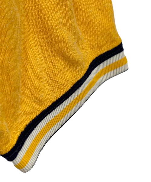 Champion（チャンピオン）Champion (チャンピオン) ヴィンテージフットボールカットソー イエロー サイズ:Sの古着・服飾アイテム