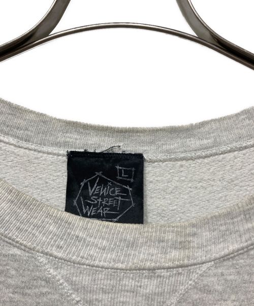 VENICE STREET WEAR（ベニスストリートウェアー）VENICE STREET WEAR (ベニスストリートウェアー) スウェット グレー サイズ:Lの古着・服飾アイテム