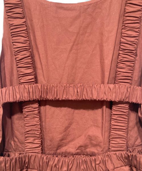 RITA  ROW（リタロウ）RITA  ROW (リタロウ) MARLENE DRESS ブラウン サイズ:Sの古着・服飾アイテム