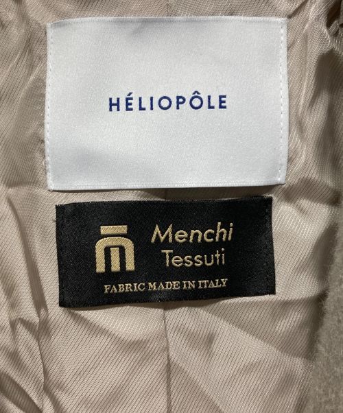 heliopole（エリオポール）heliopole (エリオポール) ショートビーバーロングコート グレー サイズ:Sの古着・服飾アイテム