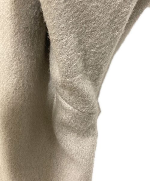 heliopole（エリオポール）heliopole (エリオポール) ショートビーバーロングコート グレー サイズ:Sの古着・服飾アイテム