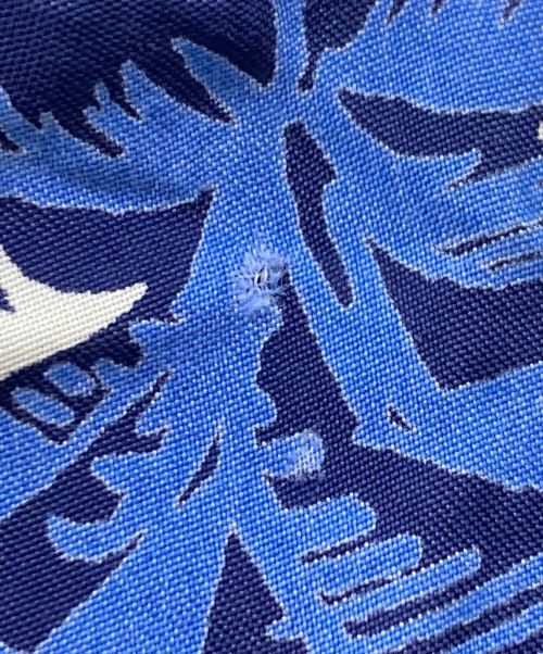 MYLAN（マイラン）MYLAN (マイラン) レーヨンアロハシャツ ネイビー サイズ:Lの古着・服飾アイテム