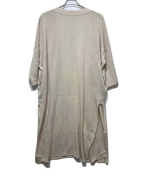 GOOD GRIEF!（グッドグリーフ）GOOD GRIEF! (グッドグリーフ) コトンリネンロングカーディガン ベージュ サイズ:FREEの古着・服飾アイテム