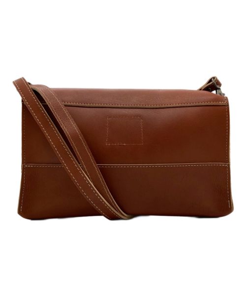 kanmi（カンミ）kanmi (カンミ) レザーショルダーバッグ キャメルの古着・服飾アイテム