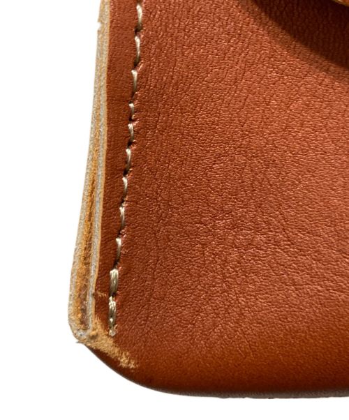 kanmi（カンミ）kanmi (カンミ) レザーショルダーバッグ キャメルの古着・服飾アイテム