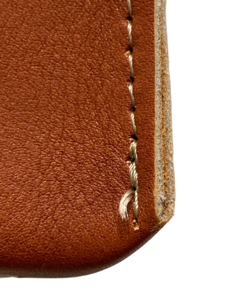 kanmi（カンミ）kanmi (カンミ) レザーショルダーバッグ キャメルの古着・服飾アイテム