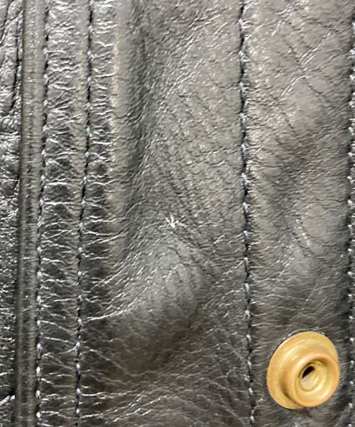 VANSON（バンソン）VANSON (バンソン) レザージャケット ブラック サイズ:36の古着・服飾アイテム