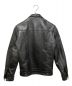 VANSON (バンソン) レザージャケット ブラック サイズ:36：30000円