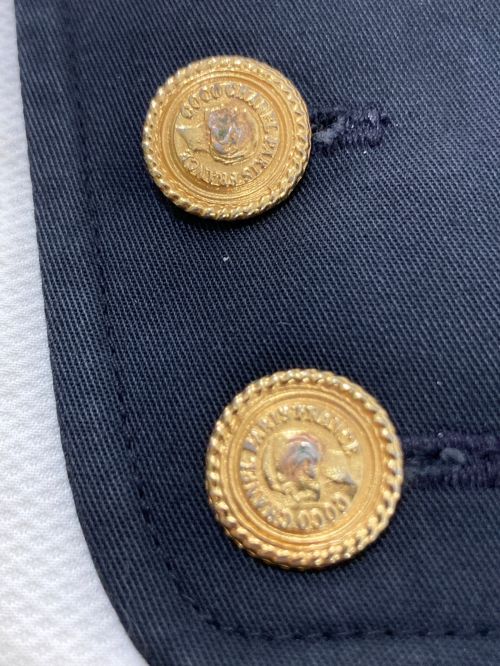 CHANEL（シャネル）CHANEL (シャネル) ダブルジャケット ネイビー サイズ:3Lの古着・服飾アイテム