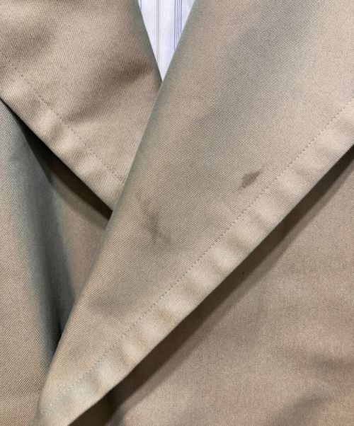 VOAAOV（ヴォアーブ）VOAAOV (ヴォアーブ) 撥水加工コットンロングコート オリーブ サイズ:1の古着・服飾アイテム