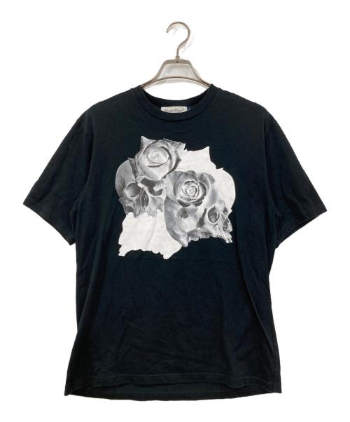 UNDERCOVER（アンダーカバー）UNDERCOVER (アンダーカバー) SKULL ROSE TEE ブラック サイズ:Ⅿの古着・服飾アイテム