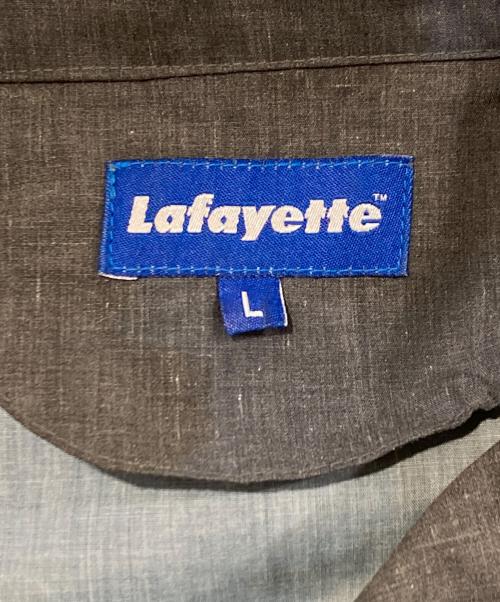 Lafayette（ラファイエット）Lafayette (ラファイエット) FRENCH REVOLUTION ALLOVER OPEN COLLAR S/S SHIRT ネイビー サイズ:Lの古着・服飾アイテム