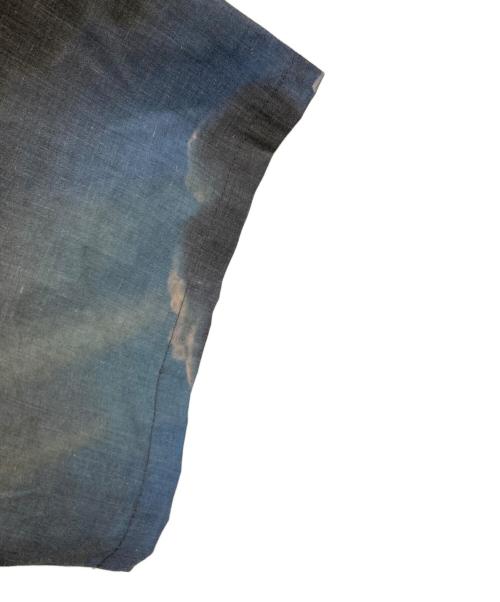 Lafayette（ラファイエット）Lafayette (ラファイエット) FRENCH REVOLUTION ALLOVER OPEN COLLAR S/S SHIRT ネイビー サイズ:Lの古着・服飾アイテム