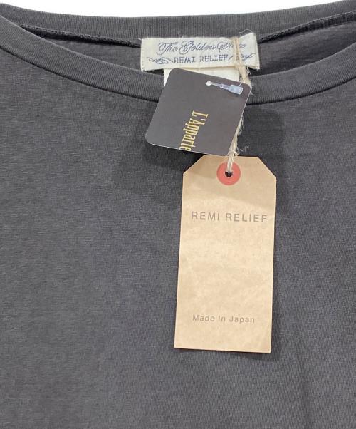 REMI RELIEF（レミレリーフ）REMI RELIEF (レミレリーフ) L'Appartement別注 (アパルトモンベッチュウ) カットソー ブラウン サイズ:Ｆの古着・服飾アイテム