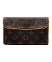 LOUIS VUITTON（ルイ ヴィトン）の古着「ウエストポーチ/モノグラム/ポシェットフロランティーヌ」｜ブラウン