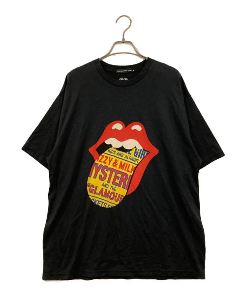 Thee Hysteric XXX（ジィ ヒステリックトリプルエックス）Thee Hysteric XXX (ジィ ヒステリックトリプルエックス) プリントTシャツ /  ROLLING STONES RS ブラック サイズ:LLの古着・服飾アイテム