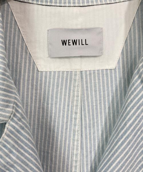 WEWILL（ウィーウィル）WEWILL (ウィーウィル) COVERALL JACKET ブルー サイズ:3の古着・服飾アイテム