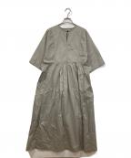 Phlannelフランネル）の古着「HIGH COUNT YARN TWILL CLOTH TUNIC DRESS」｜グレー