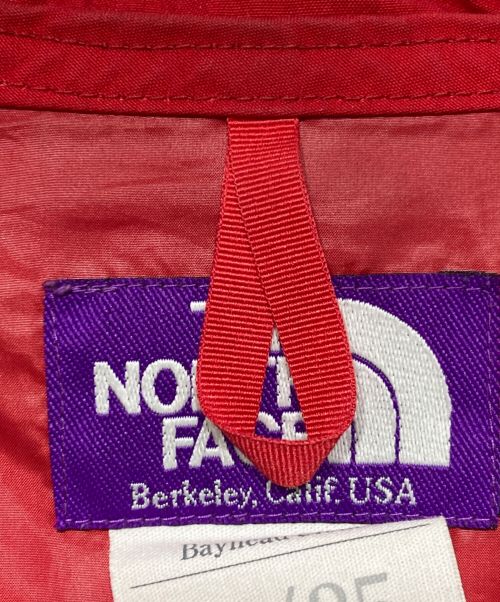 THE NORTHFACE PURPLELABEL（ザ・ノースフェイス パープルレーベル）THE NORTHFACE PURPLELABEL (ザ・ノースフェイス パープルレーベル) Bayhead Cloth Jacket レッド サイズ:Ⅿの古着・服飾アイテム