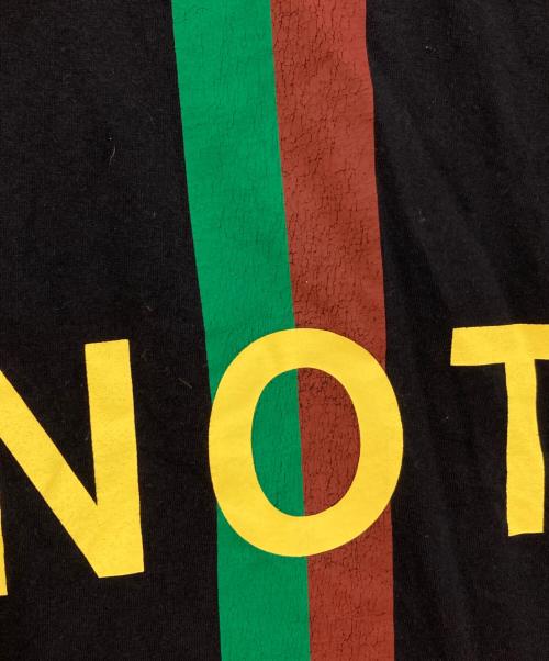 GUCCI（グッチ）GUCCI (グッチ) FAKE NOT  TEE ブラック サイズ:XSの古着・服飾アイテム