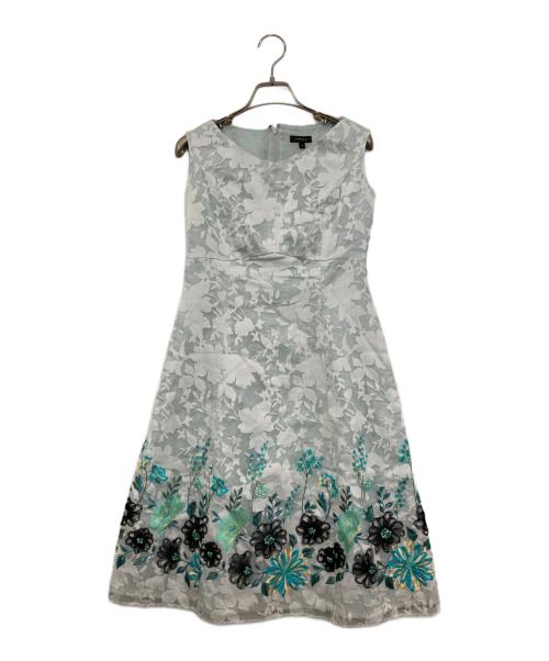 TOCCA（トッカ）TOCCA (トッカ) MIRAGE フワラーワンピース ブルーの古着・服飾アイテム