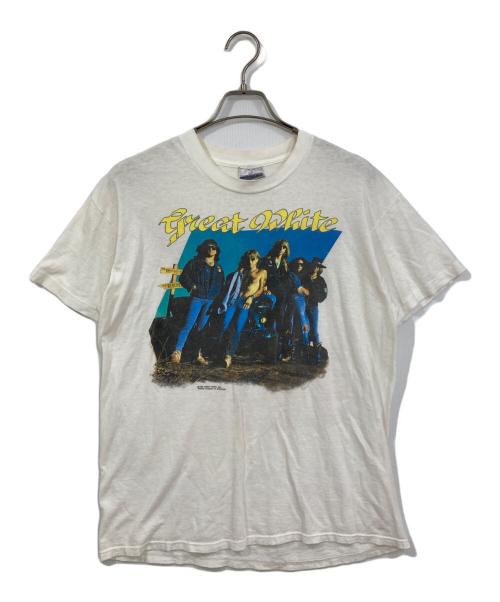 BROCKUM（ブロッカム）BROCKUM (ブロッカム) プリントTシャツ ホワイト サイズ:Lの古着・服飾アイテム