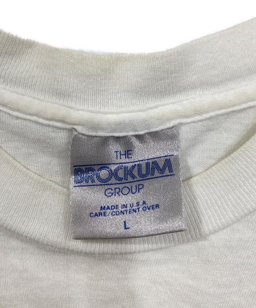BROCKUM（ブロッカム）BROCKUM (ブロッカム) プリントTシャツ ホワイト サイズ:Lの古着・服飾アイテム