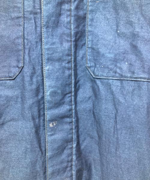 45R（フォーティファイブ・アール）45R (フォーティファイブ・アール) 粟サテンのドレス インディゴ サイズ:3の古着・服飾アイテム