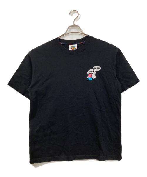 GRAF&WU（グラフアンドユー）GRAF＆WU (グラフアンドユー) BOOGHOST TEE ブラック サイズ:Lの古着・服飾アイテム