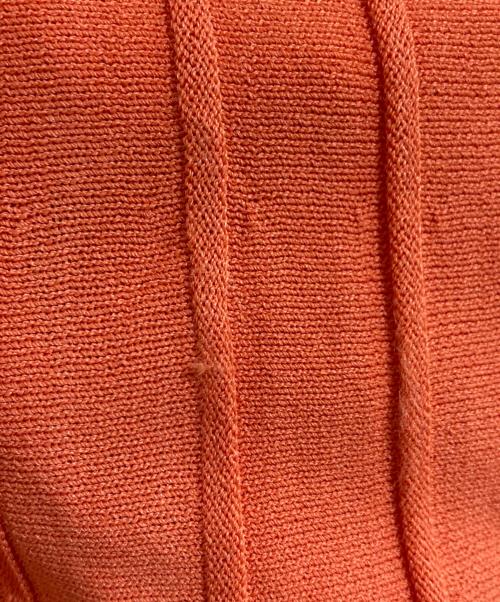 Diagram（ダイアグラム）Diagram (ダイアグラム) パフプリーツニットワンピース オレンジ サイズ:ーの古着・服飾アイテム