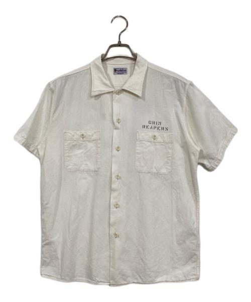 BUZZ RICKSON'S（バズリクソンズ）Buzz Rickson's (バズリクソンズ) ミリタリーシャンブレーシャツ ホワイト サイズ:Ⅿの古着・服飾アイテム