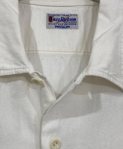 BUZZ RICKSON'S（バズリクソンズ）Buzz Rickson's (バズリクソンズ) ミリタリーシャンブレーシャツ ホワイト サイズ:Ⅿの古着・服飾アイテム