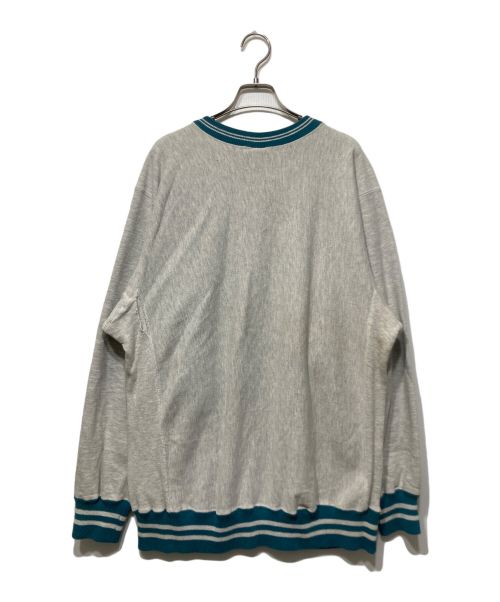 Champion（チャンピオン）Champion (チャンピオン) リバースウィーブスウェット グレー×ブルー サイズ:XLの古着・服飾アイテム