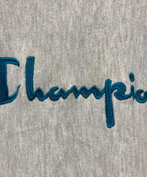 Champion（チャンピオン）Champion (チャンピオン) リバースウィーブスウェット グレー×ブルー サイズ:XLの古着・服飾アイテム