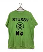 stussyステューシー）の古着「プリントカットソー」｜グリーン