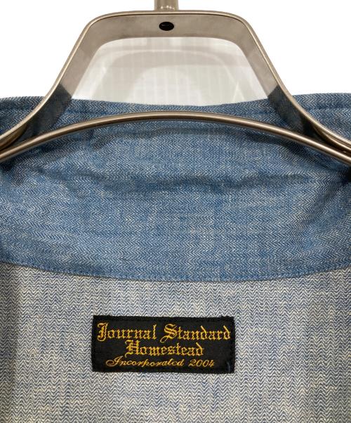 J.S HOMESTEAD（ジャーナルスタンダード ホームステッド）J.S HOMESTEAD (ジャーナルスタンダード ホームステッド) メンアサシャツ ブルー サイズ:FREEの古着・服飾アイテム