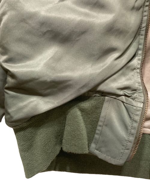 STAMMBAUM（シュタンバウム）STAMMBAUM (シュタンバウム) L'Appartement別注 (アパルトモンベッチュウ) L2-Bショートブルゾン グリーン サイズ:Mの古着・服飾アイテム