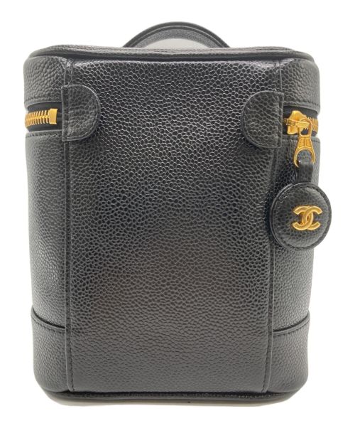 CHANEL（シャネル）CHANEL (シャネル) バニティバッグ ブラックの古着・服飾アイテム