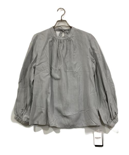 L'appartement（アパルトモン）L'Appartement (アパルトモン) ギャザーブラウス ブルー サイズ:FREEの古着・服飾アイテム