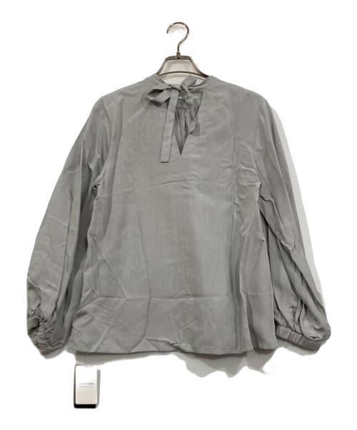 L'appartement（アパルトモン）L'Appartement (アパルトモン) ギャザーブラウス ブルー サイズ:FREEの古着・服飾アイテム