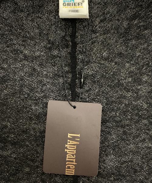 GOOD GRIEF!（グッドグリーフ）GOOD GRIEF! (グッドグリーフ) L'Appartement (アパルトモン) ロングカーディガン ブラック サイズ:FREEの古着・服飾アイテム