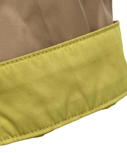 LACOSTE（ラコステ）LACOSTE (ラコステ) リバーシブルモッズコート ベージュ×イエロー サイズ:40の古着・服飾アイテム