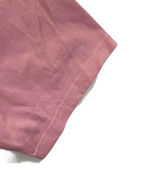 AMI Alexandre Mattiussi（アミアレクサンドルマテュッシ）AMI Alexandre Mattiussi (アミアレクサンドルマテュッシ) ハートロゴ刺繍Tシャツ ピンク サイズ:Ⅿの古着・服飾アイテム