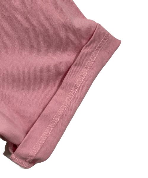 AMI Alexandre Mattiussi（アミアレクサンドルマテュッシ）AMI Alexandre Mattiussi (アミアレクサンドルマテュッシ) ハートロゴ刺繍Tシャツ ピンク サイズ:Ⅿの古着・服飾アイテム