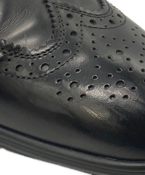 ESTNATION（エストネーション）ESTNATION (エストネーション) メダリオンシューズ ブラック サイズ:8の古着・服飾アイテム