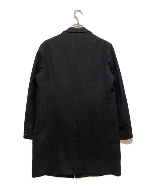 BEAUTY&YOUTH（ビューティーアンドユース）BEAUTY&YOUTH (ビューティーアンドユース) ソリッド メルトン チェスターコート ブラック サイズ:Lの古着・服飾アイテム
