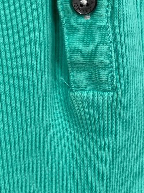 BURBERRY BLACK LABEL（バーバリーブラックレーベル）BURBERRY BLACK LABEL (バーバリーブラックレーベル) ヘンリーネックカットソー グリーン サイズ:2の古着・服飾アイテム