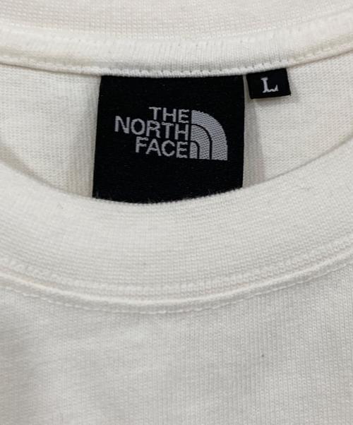 THE NORTH FACE（ザ ノース フェイス）THE NORTH FACE (ザ ノース フェイス) L/S Nuptse Cotton Tee/ロングスリーブカットソー ホワイト サイズ:Lの古着・服飾アイテム