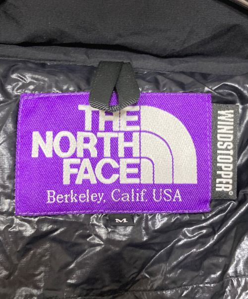 THE NORTHFACE PURPLELABEL（ザ・ノースフェイス パープルレーベル）THE NORTHFACE PURPLELABEL (ザ・ノースフェイス パープルレーベル) ダウンジャケット ブラック サイズ:Mの古着・服飾アイテム